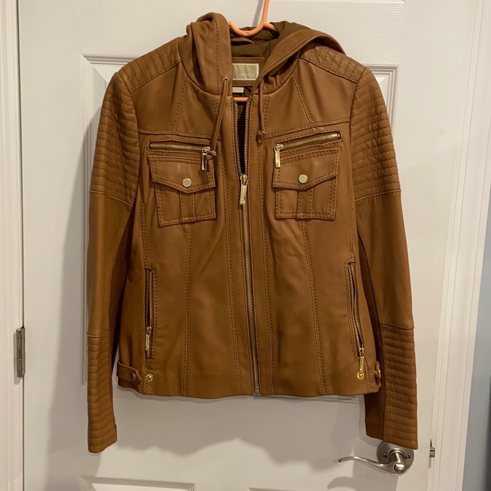 Michael Kors leather jacket PERFECT CONDITION